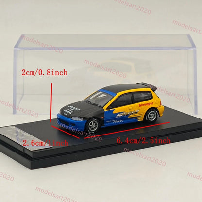 1:64 Street Weapon SW Civic EG6 Spoon Racing Sport Diecast Model Cars