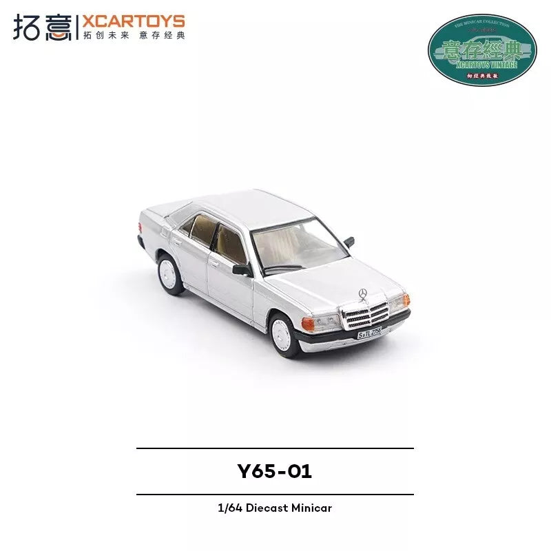 JAN 2025 XCARTOYS 1/64 Mercedes-Benz 190E Silver Y65-01