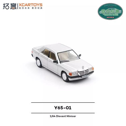 JAN 2025 XCARTOYS 1/64 Mercedes-Benz 190E Silver Y65-01