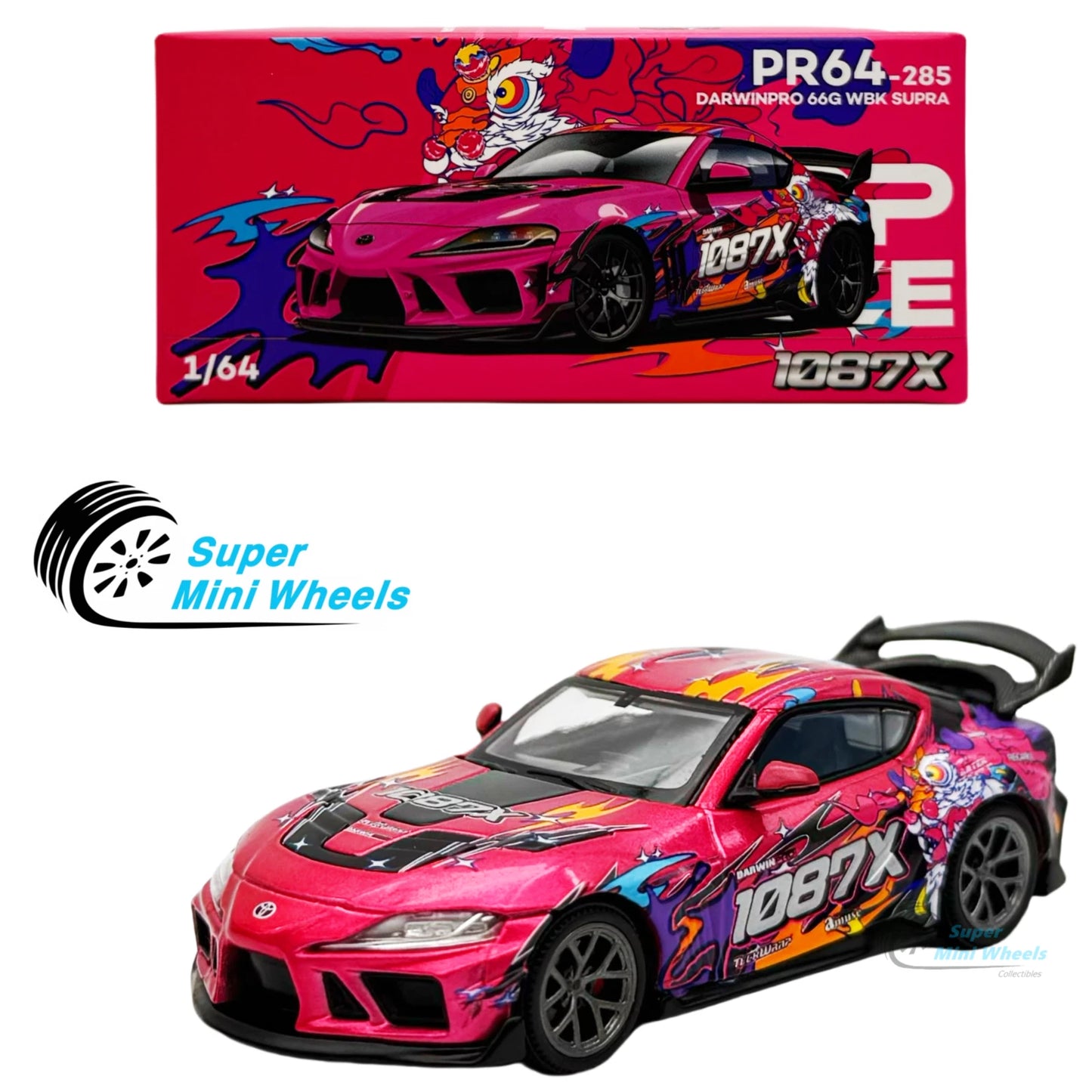 XCartoys X37 GTSHOW 2025 Toyota Supra A90 DarwinPRO 66G WBK 1:64