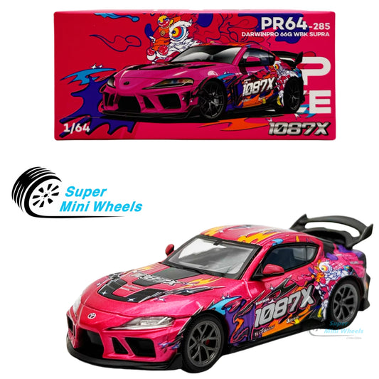XCartoys X37 GTSHOW 2025 Toyota Supra A90 DarwinPRO 66G WBK 1:64