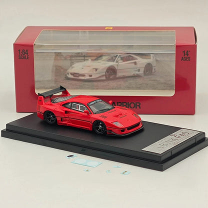 1/64 STREET WARRIOR SW LBWK F40 Red Diecast Models Car Limited Collection