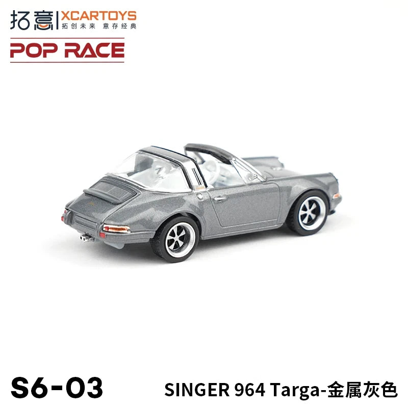 XCarToys x Pop Race 1:64 Scale SINGER 964 Targa Diecast Model Car Toys