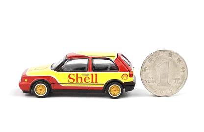 1:64 Poprace Shell VW Golf GTI MKII Sports Model Diecast Metal Car S3-03