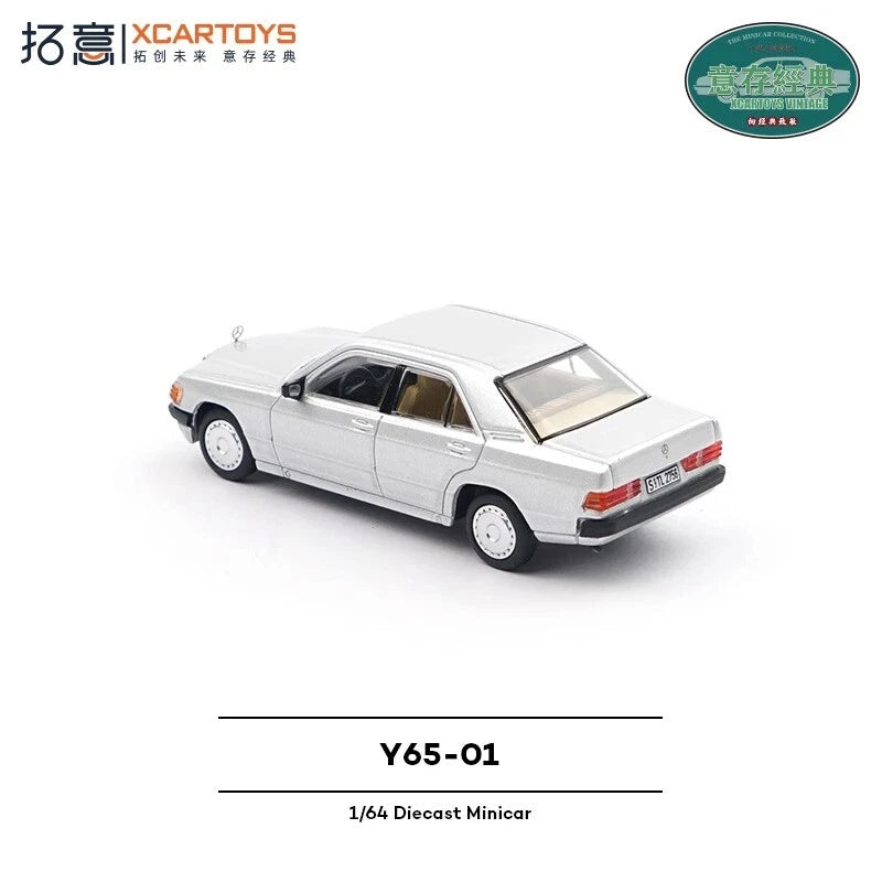 JAN 2025 XCARTOYS 1/64 Mercedes-Benz 190E Silver Y65-01