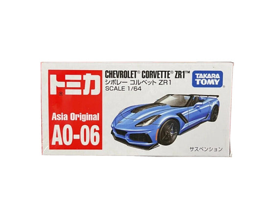 Takara Tomy Tomica AO-06 Chevrolet Corvette ZR1 1/64 Diecast Car