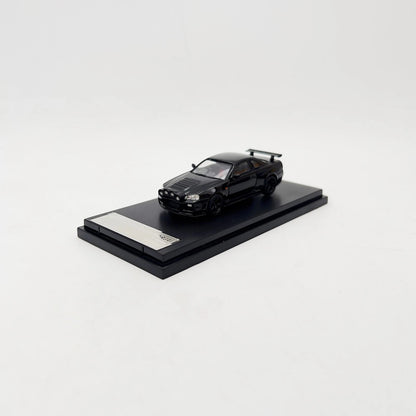 1:64 Street Warrior Nissan GTR BNR34 Z-Tune Black - Diecast Model