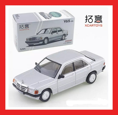 JAN 2025 XCARTOYS 1/64 Mercedes-Benz 190E Silver Y65-01