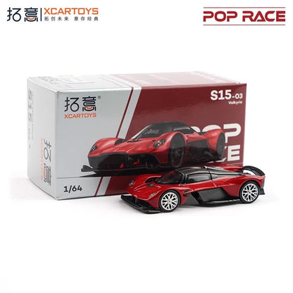 POP RACE 1:64 Valkyrie Red Diecast Model Car S15-03