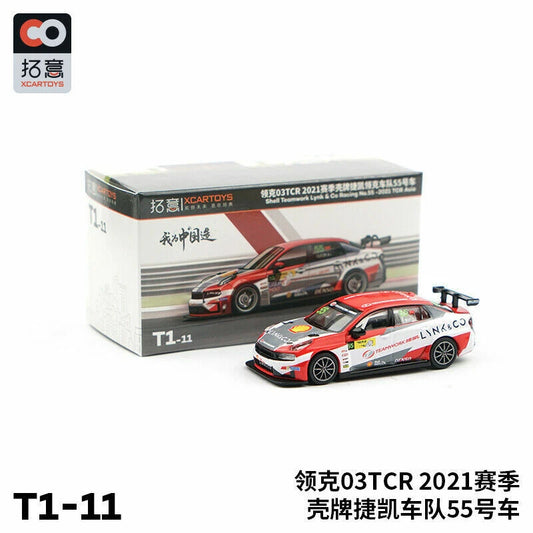 1:64 XCarToys Lynk & Co Racing No.55 Car in box