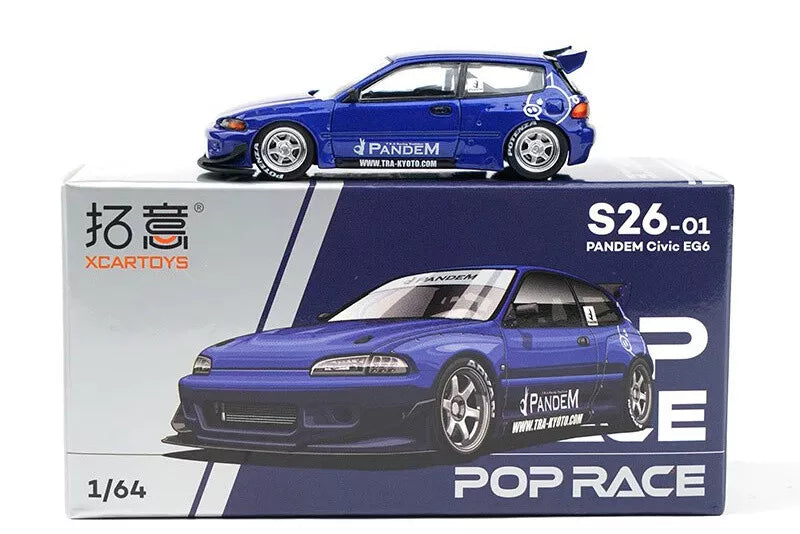 1/64 POP RACE PANDEM CIVIC EG6 SCALE NO:S26-01