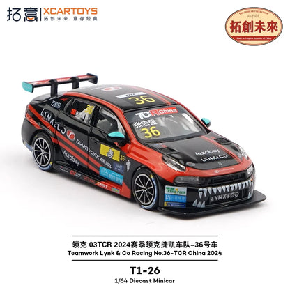 Xcartoys 1:64 Teamwork Lynk & Co Racing Diecast Model Car