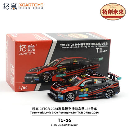Xcartoys 1:64 Teamwork Lynk & Co Racing Diecast Model Car