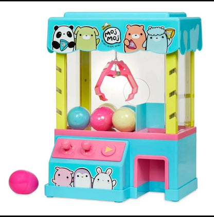 Moj Moj Claw Machine Playset – 6 Squishy Surprise Eggs & Collectible Toys