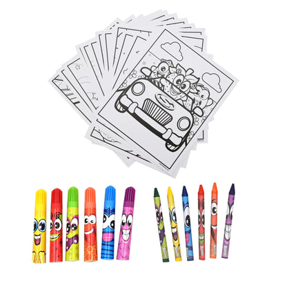SCENTOS ON THE GO MY FIRST COLOURING (PACK OF 12)