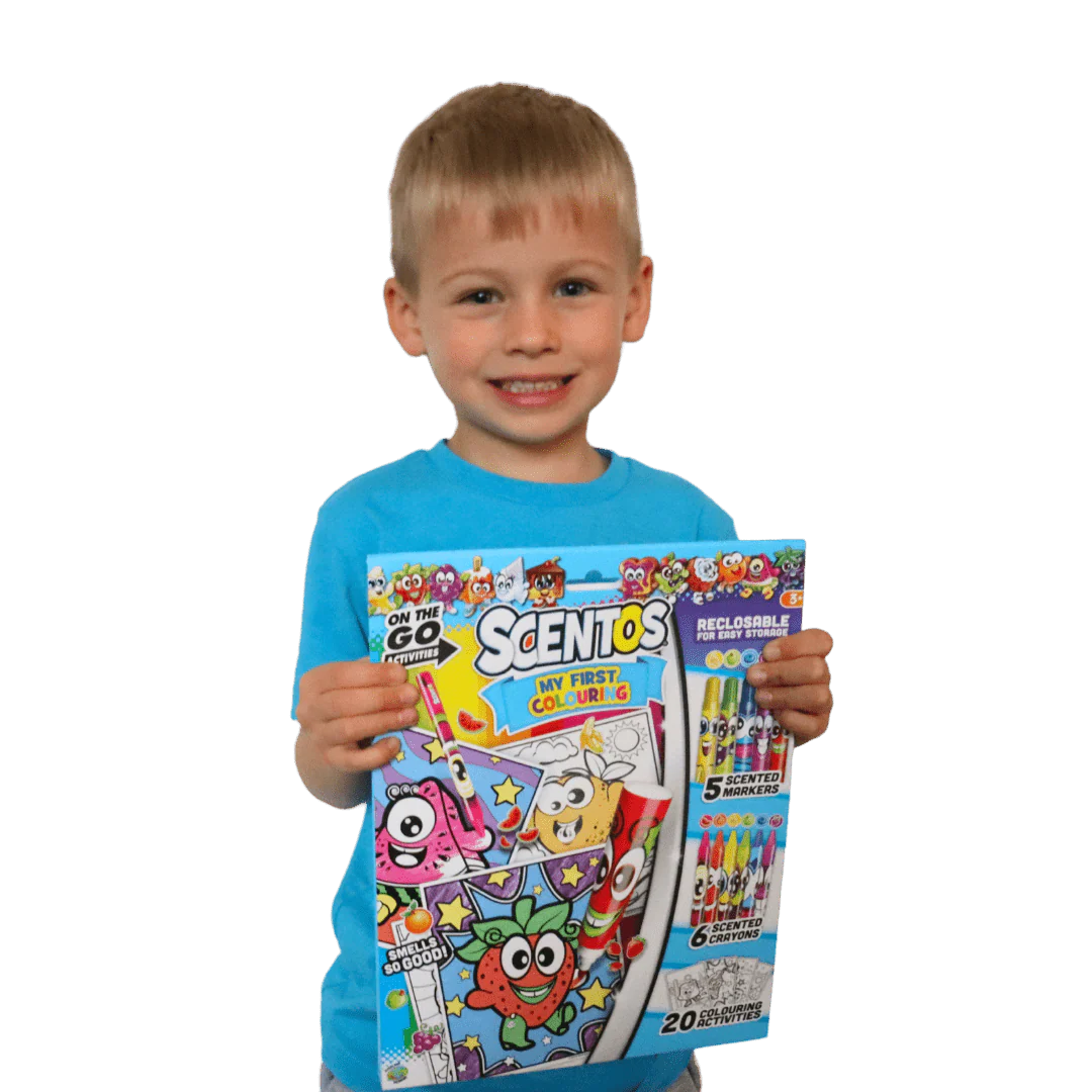 SCENTOS ON THE GO MY FIRST COLOURING (PACK OF 12)