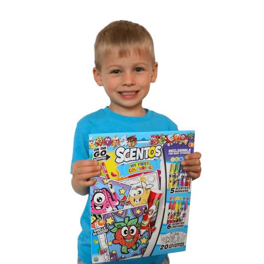 SCENTOS ON THE GO MY FIRST COLOURING (PACK OF 12)