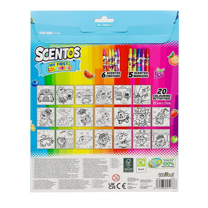 SCENTOS ON THE GO MY FIRST COLOURING (PACK OF 12)