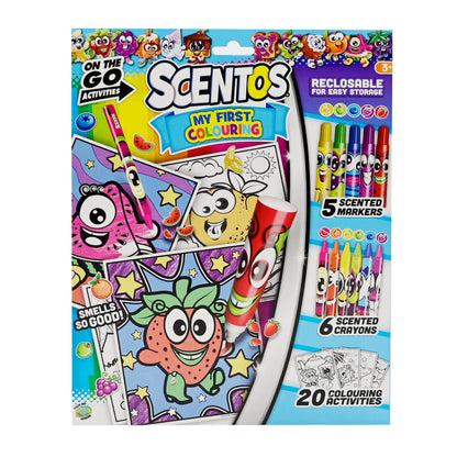 SCENTOS ON THE GO MY FIRST COLOURING (PACK OF 12)