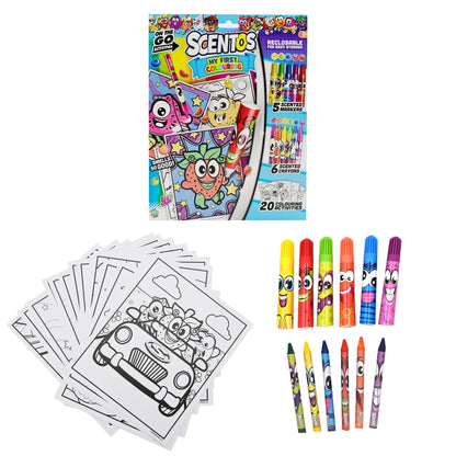 SCENTOS ON THE GO MY FIRST COLOURING (PACK OF 12)