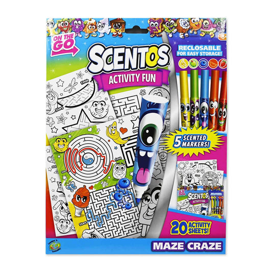 Scentos Scented On-The-Go Bags Set Maze Craze (PACK OF 12)