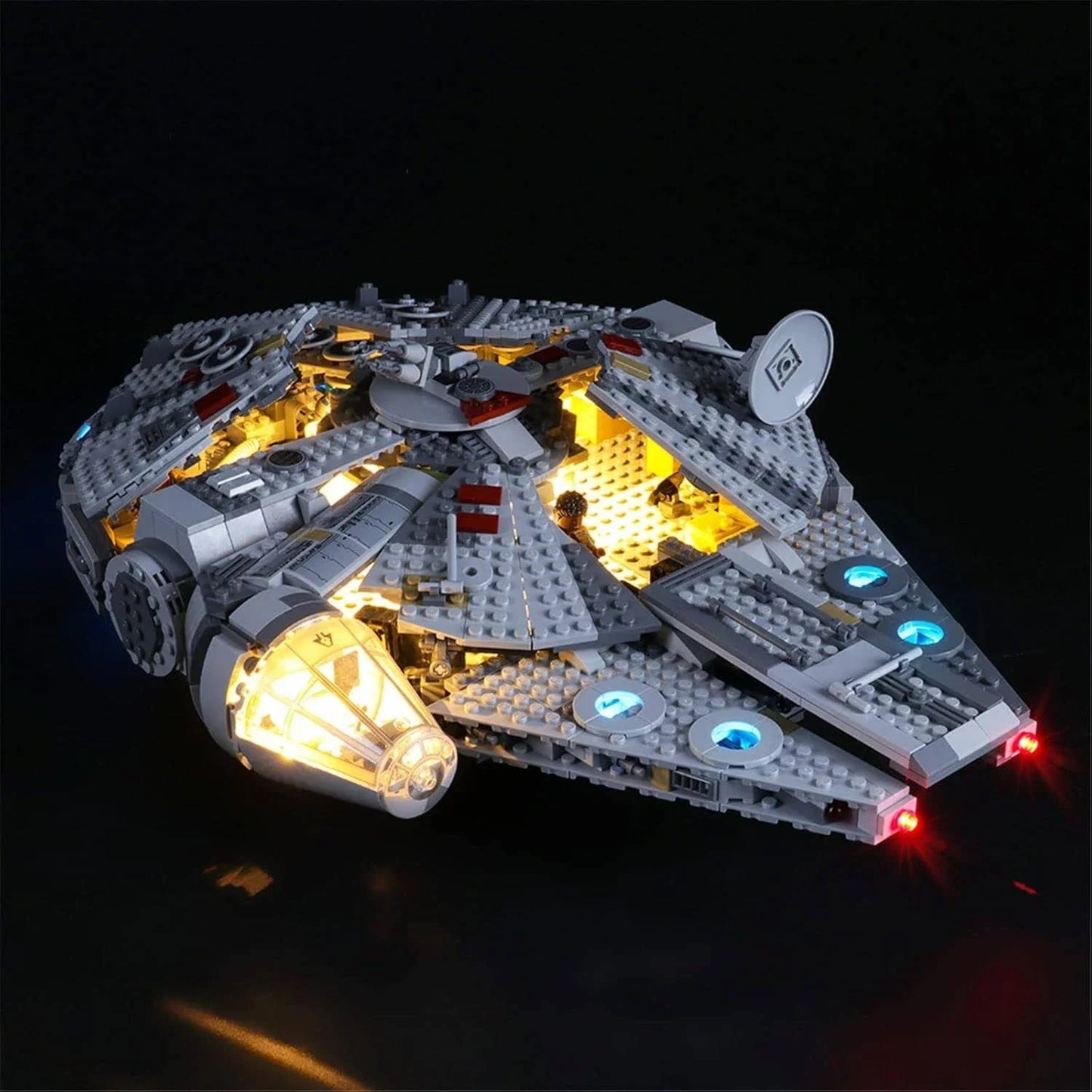 LEGO Millennium Falcon Building Blocks for Kids (1351 Pcs) 75257,Multicolor