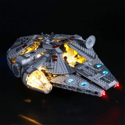 LEGO Millennium Falcon Building Blocks for Kids (1351 Pcs) 75257,Multicolor