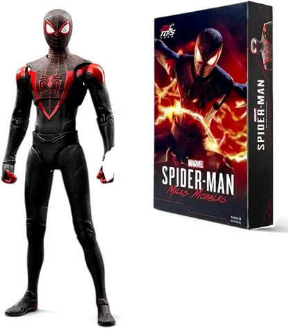 ZD Toys Marvel Spider-Man Miles Morales | 1:10 Scale 7-Inch Highly Articulated Action Figure