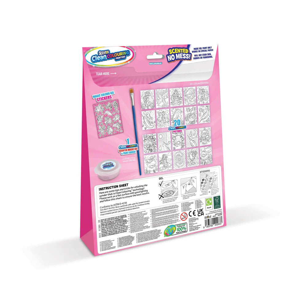 SCENTOS CleanColouring™ Magic Gel Painting Enchanted Set