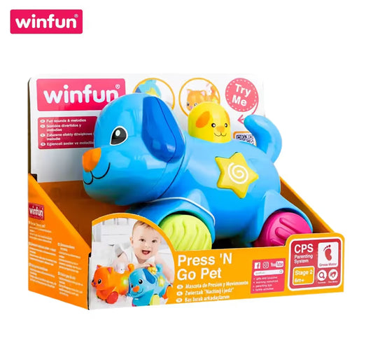 Winfun Press N Go Pet Puppy, 6M+