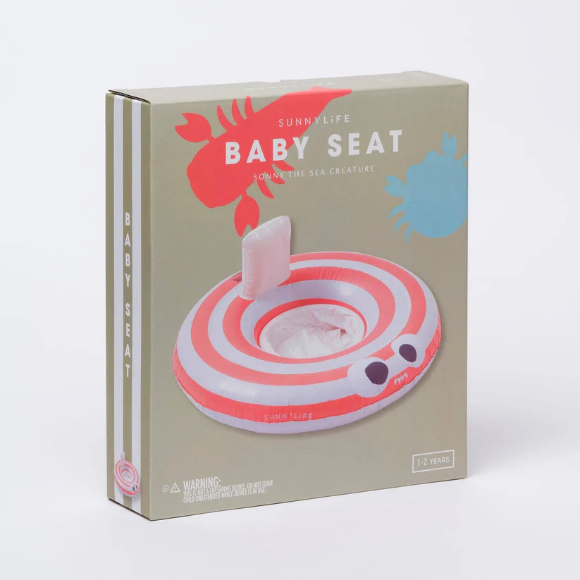 Baby Seat Sonny the Sea Creature Neon Orange