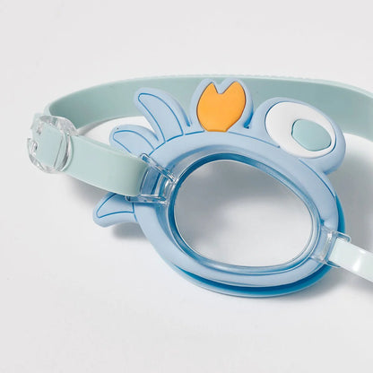 Blue Color Mini Swim Goggles For Kids Sonny The Sea Creature
