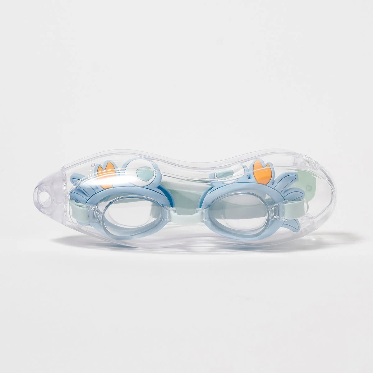 Blue Color Mini Swim Goggles For Kids Sonny The Sea Creature