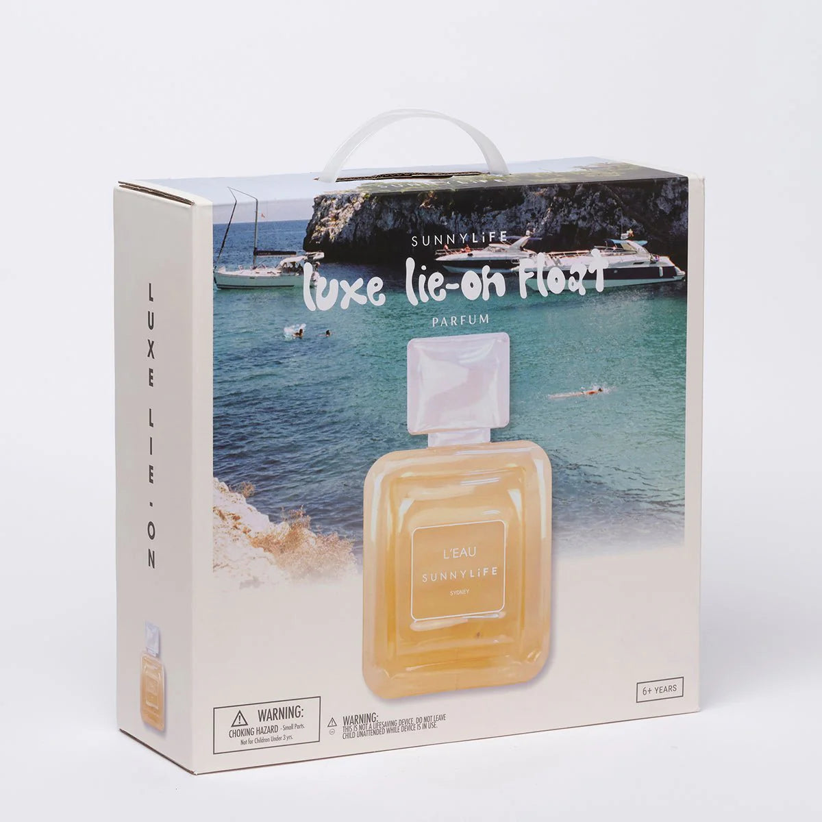 Champagne Color Inflatable Luxe Lie-On Float Parfum