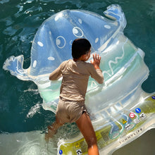 Kids Lie-On Float Burger Boy The Sea Kids Blue-Lime