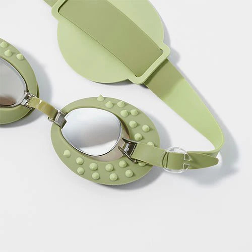 Kids Swim Goggles Cookie the Croc Khaki