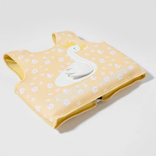 Kids Swim Vest 1-2 Princess Swan Buttercup