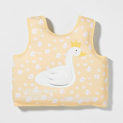 Kids Swim Vest 1-2 Princess Swan Buttercup