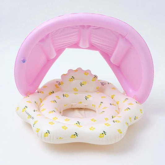 lilac color inflatable Baby Float with canopy Mima the Fairy Lemon