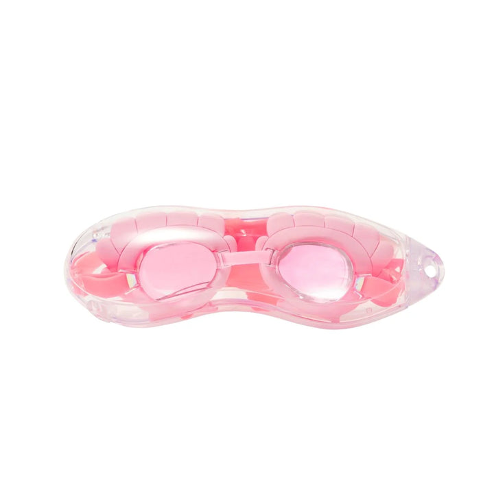 Melody the Mermaid Mini Swim Goggles Neon Strawberry