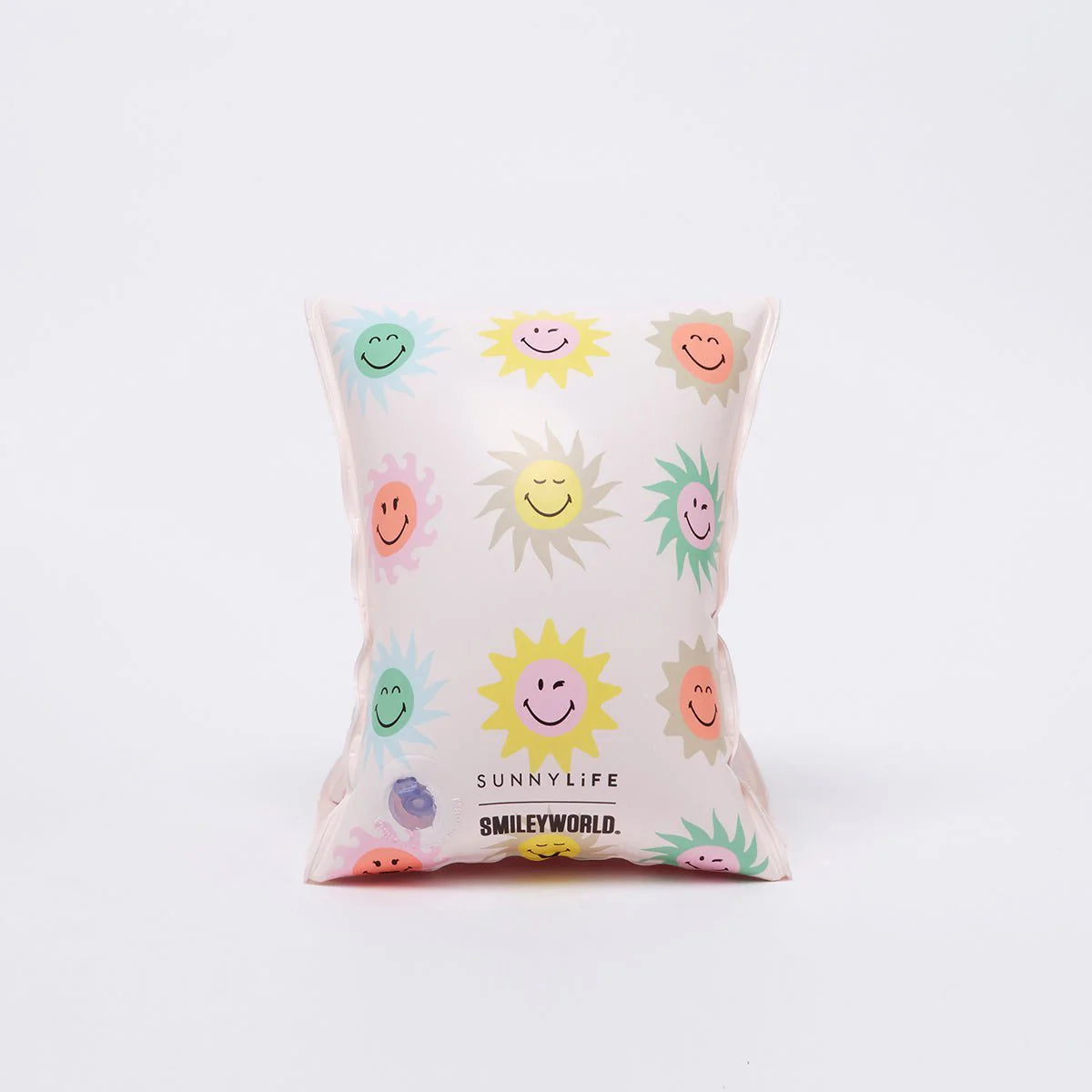 Multicolor Inflatable Buddy Float Bands SMILEY World Sol Sea