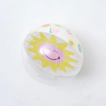 Multicolor Inflatable Pool Ring And Ball Set SMILEY World Sol Sea