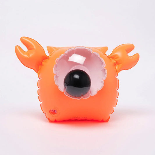 Orange Color Inflatable Buddy Float Bands Sonny The Sea Creature