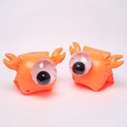 Orange Color Inflatable Buddy Float Bands Sonny The Sea Creature