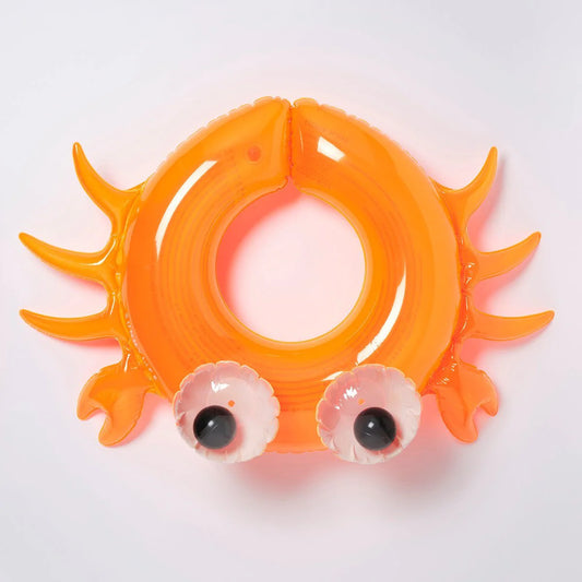 Orange Color Inflatable Kiddy Pool Ring Sonny The Sea Creature