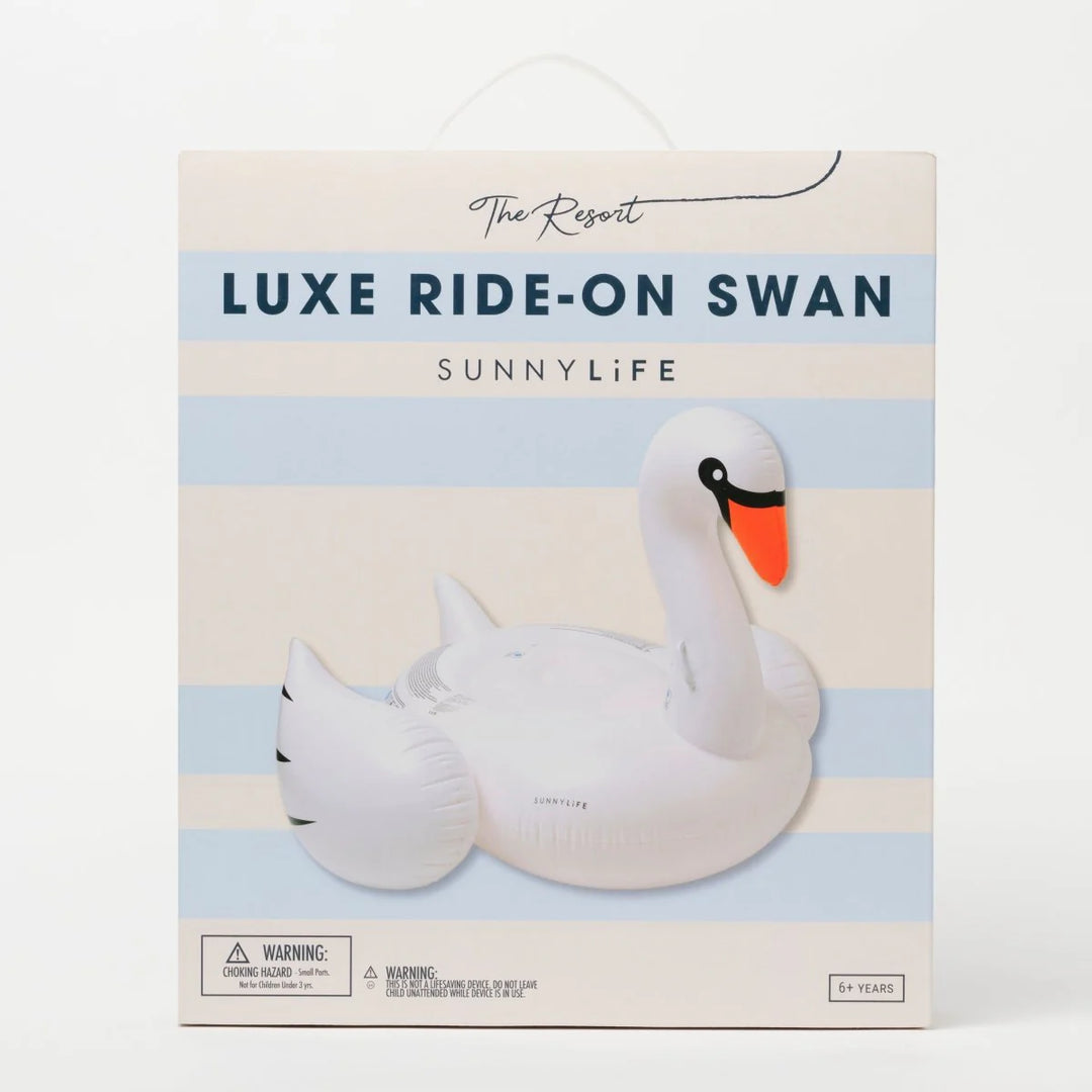 The Resort Original Luxe Ride-On Float Swan