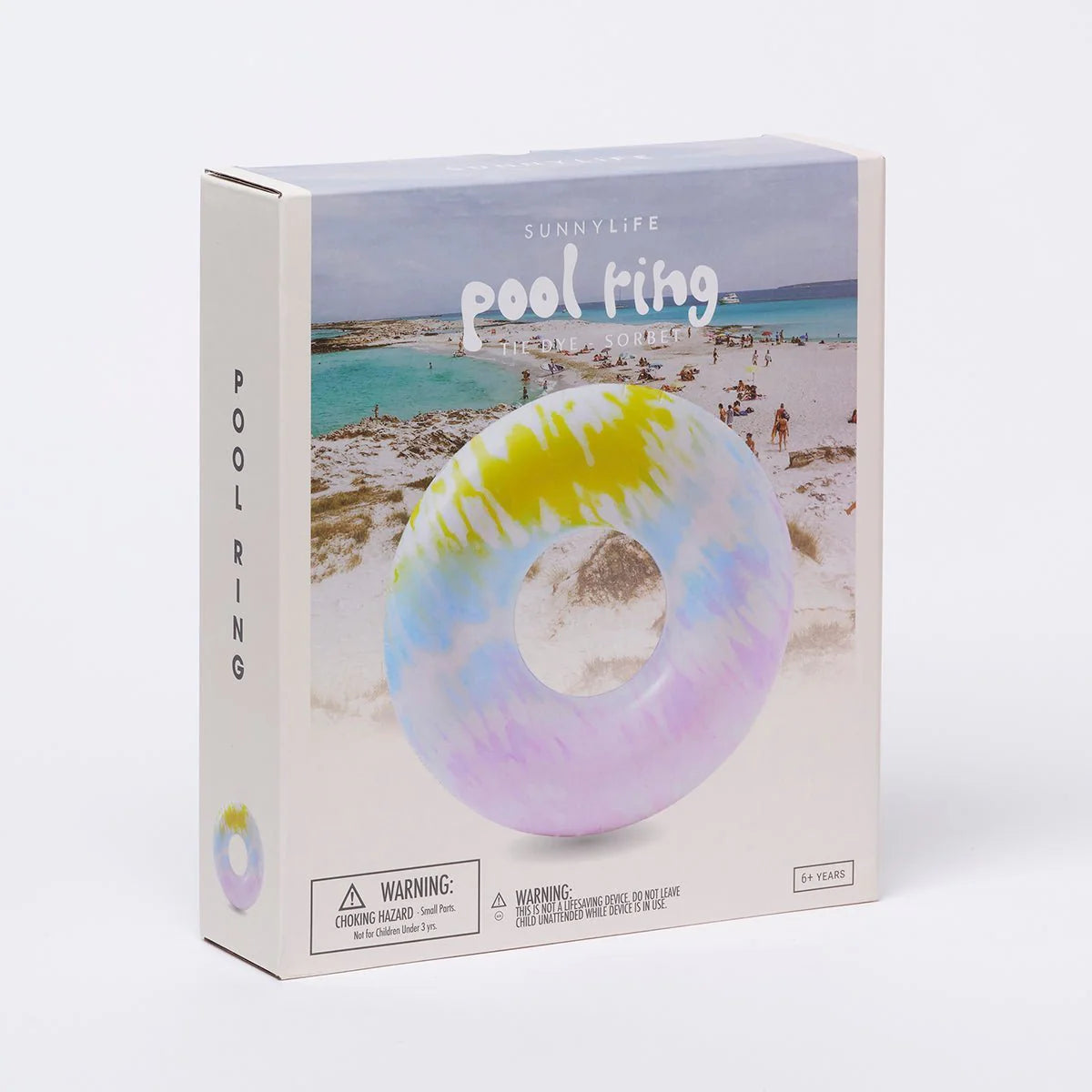 Tie Dye Color Inflatable Pool Ring Tie Dye Sorbet