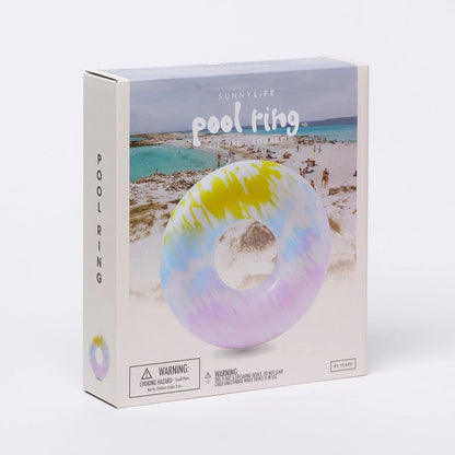 Tie Dye Color Inflatable Pool Ring Tie Dye Sorbet