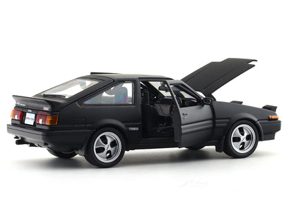 1:24 Toyota Sprinter Trueno AE86 Matte Black