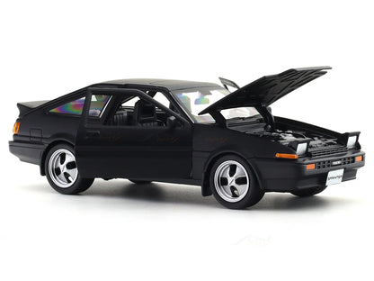 1:24 Toyota Sprinter Trueno AE86 Matte Black
